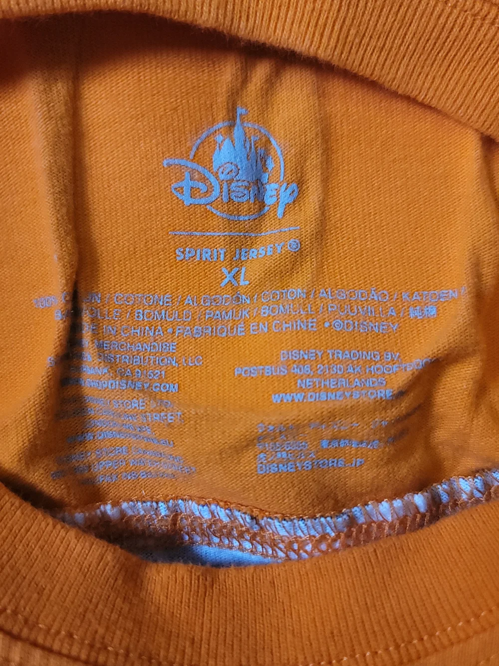 Disney Parks Halloween Mickey Mouse Pet Spirit Jersey Pumpkin Boo Dog Shirt XL